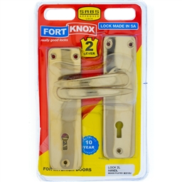 M2I10 - 2 Lever Lockset Brass Plated -M2I10_IP_b_T